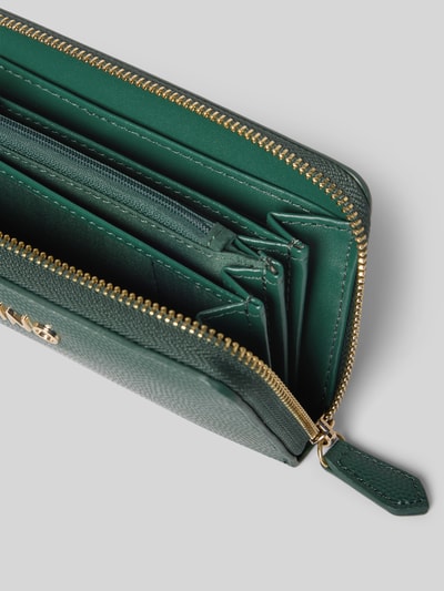 VALENTINO BAGS Portemonnaie mit Label-Schriftzug Modell 'DIVINA' Dunkelgruen 3