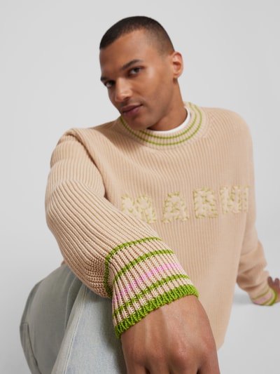 Marni Pullover in Strick-Optik Sand 3