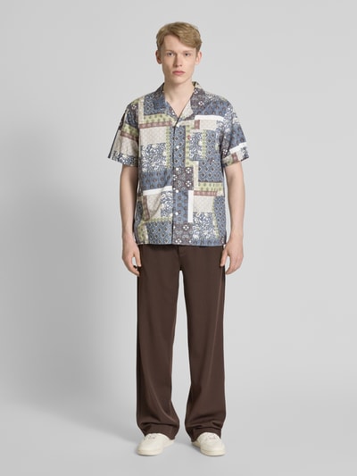 Levi's® Relaxed Fit Freizeithemd mit Brusttasche Modell 'THE SUNSET CAMP' Marine 1