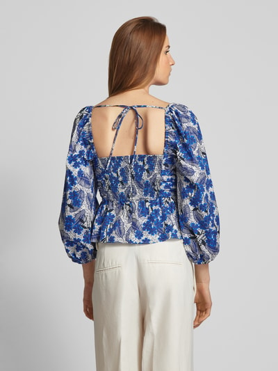 Weekend Max Mara Bluse mit 3/4-Arm Modell 'PALPITI' Royal 5