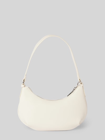 Seidenfelt Handtas met kralen, model 'TYDAL' Ecru - 4