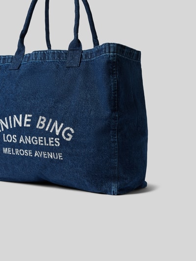 Anine Bing Tote Bag in Denim-Optik Dunkelblau 2