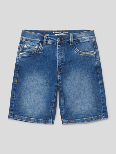 Tom Tailor Jeansshorts mit Label-Details Hellblau 1