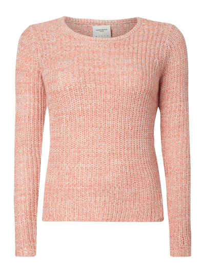 Vero Moda Pullover mit strukturiertem Maschenbild Apricot 1