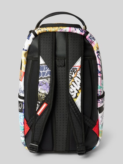 Sprayground Rugzak met motiefprint, model 'SHARKS IN PARIS THE RIZZ' Wit - 4