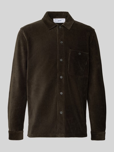 Marc O'Polo Denim Relaxed Fit Freizeithemd aus reiner Baumwolle Dunkelbraun 2