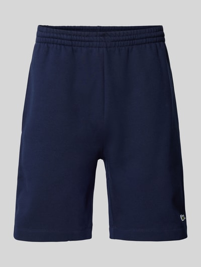 Lacoste Regular fit sweatshorts met labelbadge Marineblauw - 2