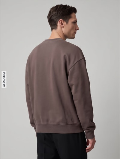ARMEDANGELS Relaxed Fit Sweatshirt aus reiner Baumwolle Modell 'ICONIC Å' Hellbraun 5