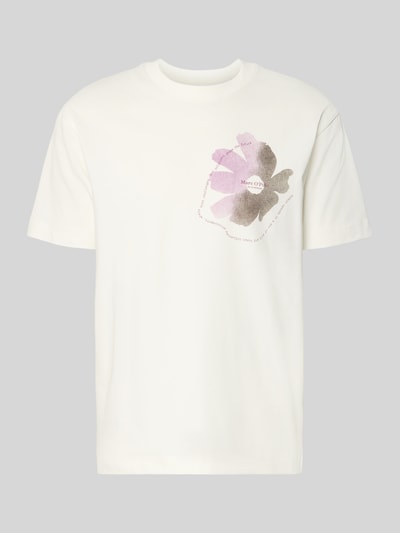 Marc O'Polo Relaxed Fit T-Shirt aus reiner Baumwolle Offwhite 2