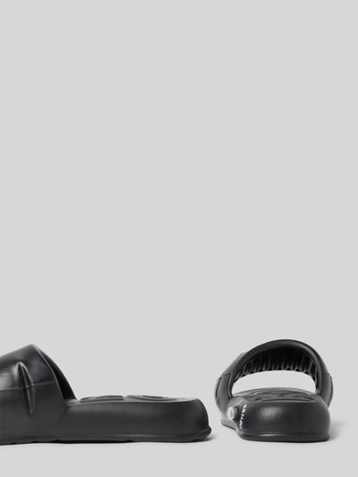 Kenzo Slides mit Label-Print Black 3