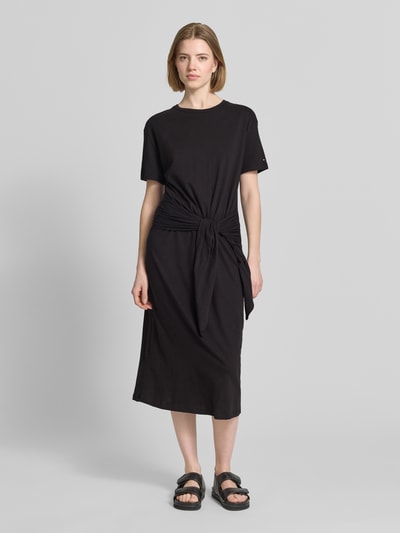 Tommy Hilfiger Relaxed Fit Freizeitkleid aus reiner Baumwolle BLACK 4