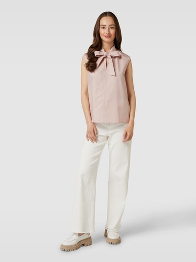 Luisa Cerano Blusentop mit Schleifen-Detail Rose 1