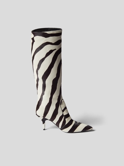 Magda Butrym Stiefel mit Animal-Print Black 4