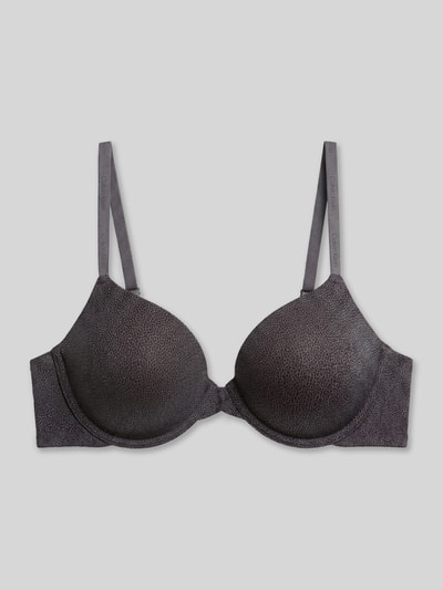 Calvin Klein Underwear T-Shirt-BH mit Bügeln aus 4-Wege-Stretch Rauchblau 2
