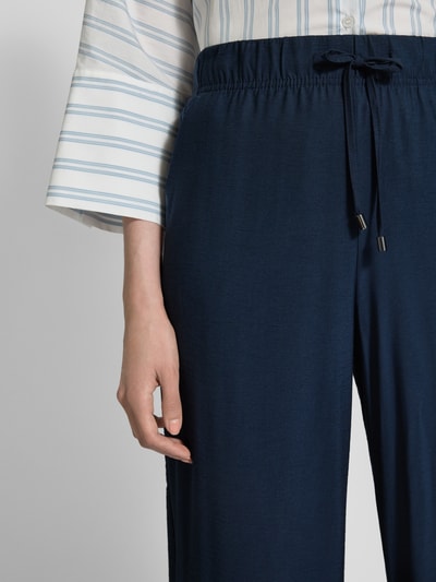 Christian Berg Woman Spodnie materiałowe z mieszanki wiskozy z wpuszczanymi kieszeniami Ciemnoniebieski 3