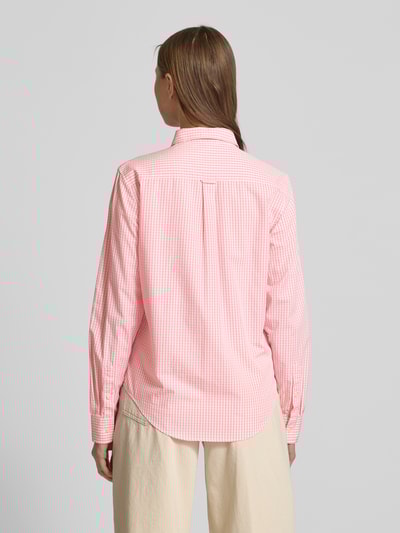 Gant Regular Fit Hemdbluse mit Label-Stitching Pink 5