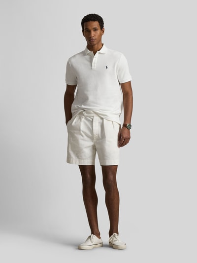 Polo Ralph Lauren Koszulka polo z mieszanki bawełny Biały 1