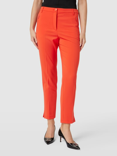 Marc Cain Stoffen broek met persplooien Rood - 4