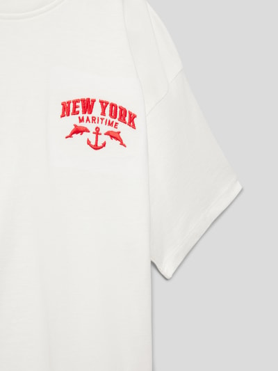 Only T-Shirt mit Motiv-Print Modell 'CRUISE' Weiss 2