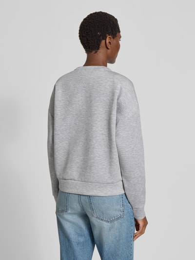 Vila Sweatshirt mit Rundhalsausschnitt Modell 'REFLECT' Hellgrau 5