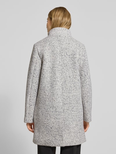 Tom Tailor Denim Regular fit lange jas met wol Lichtgrijs - 5