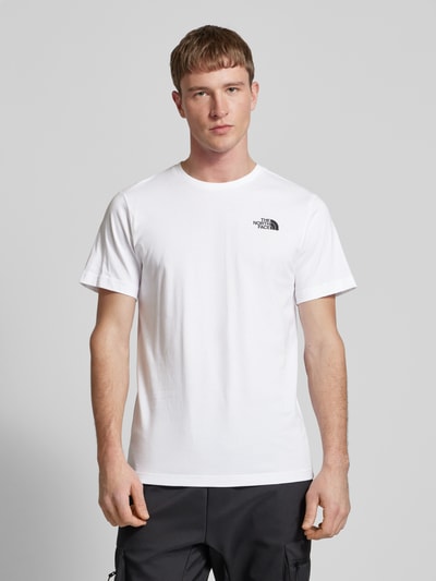 The North Face T-Shirt mit Label-Print Weiss 4