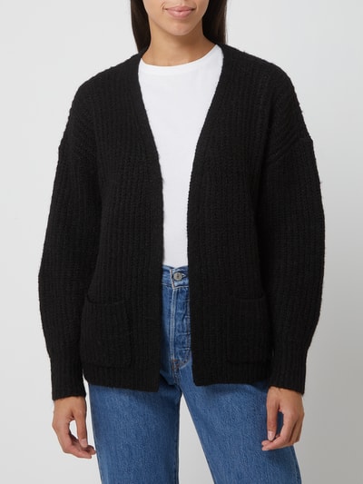 Vero Moda Cardigan mit Rippenstruktur Modell 'Daisy' Black 4