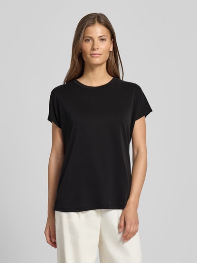 Jake*s Collection Regular Fit T-Shirt mit Rundhalsausschnitt Black 4