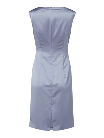 Christian Berg Cocktail Cocktailkleid aus Satin mit Drapierung  Blau 3