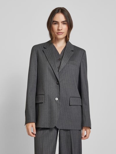 Marc O'Polo Blazer mit Nadelstreifen Anthrazit Melange 4