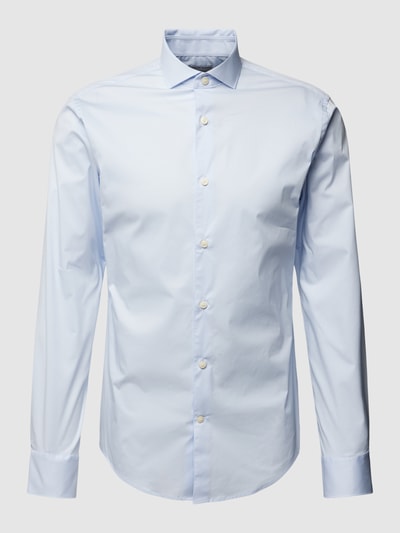 Tiger Of Sweden Slim fit zakelijk overhemd met haaikraag, model 'FARRELL' Bleu - 2