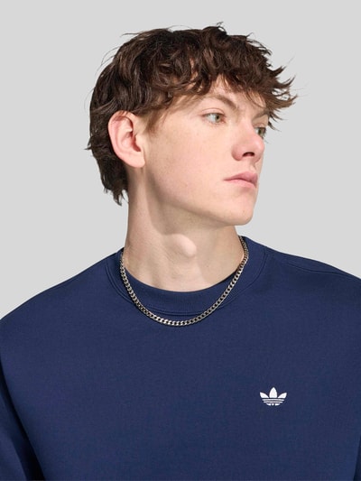 adidas Originals Regular fit sweatshirt van katoenmix Marineblauw - 3