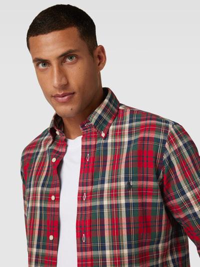 Polo Ralph Lauren Custom Fit Freizeithemd mit Tartan-Karo Rot 3