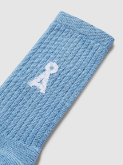 ARMEDANGELS Socken mit Label-Details Modell 'SAAMUS BOLD' Hellblau 2