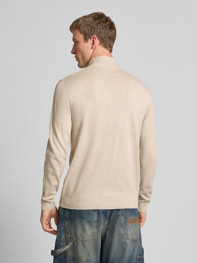 Only & Sons Regular fit schipperstrui van een mix van katoen en viscose, model 'LOUI' Offwhite gemêleerd - 5