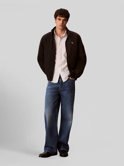 Calvin Klein Jeans Regular Fit Blouson mit Label-Patch Black 1