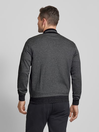 bugatti Sweatjacke mit Stehkragen Mittelgrau 5