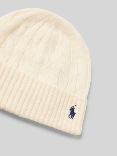 Polo Ralph Lauren Mütze aus Woll-Kaschmir-Mix Offwhite 2