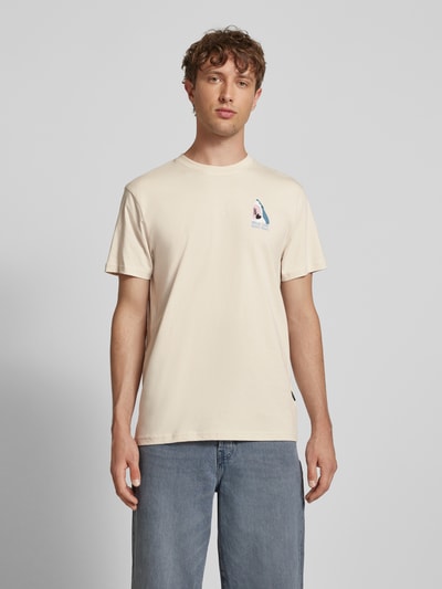 Dedicated T-Shirt mit Rundhalsausschnitt Modell 'Wish' Beige 4