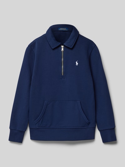 Polo Ralph Lauren Kids Sweatshirt mit Label-Stitching Marine 1