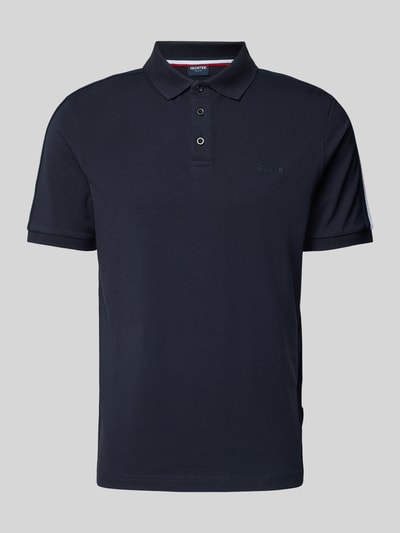 HECHTER PARIS Poloshirt met labelprint Marineblauw - 2