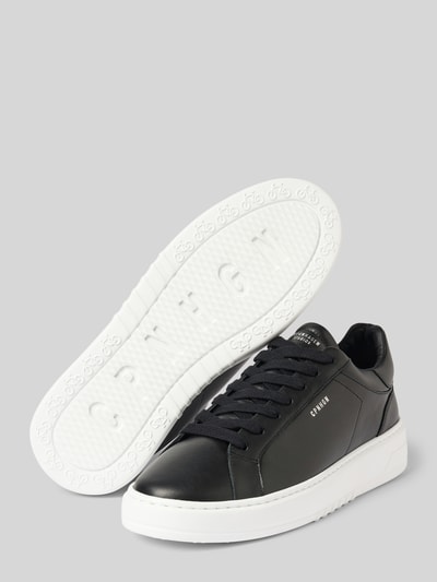 Copenhagen Ledersneaker mit Label-Print Black 4