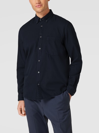 Marc O'Polo Koszula casualowa o kroju regular fit z kołnierzykiem typu button down Ciemnoniebieski 4