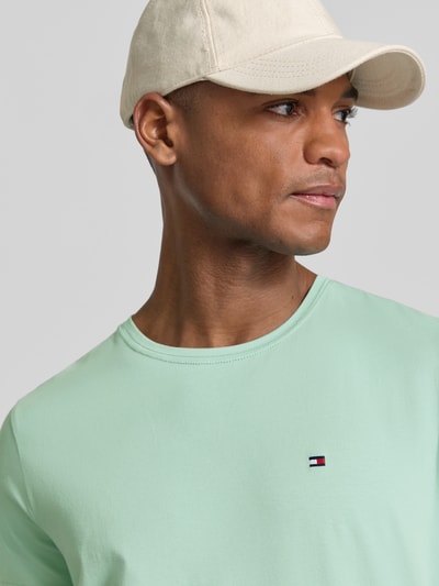 Tommy Hilfiger Slim Fit T-Shirt aus Baumwoll-Mix Mint 3