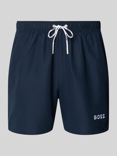 BOSS Badeshorts mit Label-Applikation Modell 'DOGFISH' Marine 1
