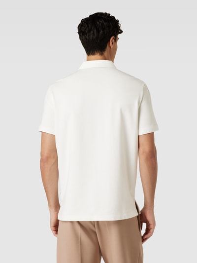 ARMANI EXCHANGE Regular fit poloshirt met labeldetail Offwhite - 5