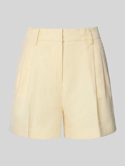 Productfoto, Shorts met steekzakken en strookzakken aan de achterkant van MICHAEL Michael Kors, mix van linnen en katoen, loose fit, haakjes- en ritssluiting, dames