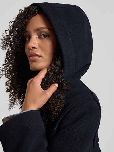 Jake*s Casual Płaszcz z kapturem i zapięciem na guzik Ciemnoniebieski 3