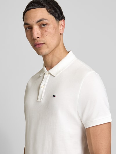 Tommy Jeans Regular Fit Poloshirt Modell 'TJM SLIM PLACKET POLO EXT' Offwhite 3
