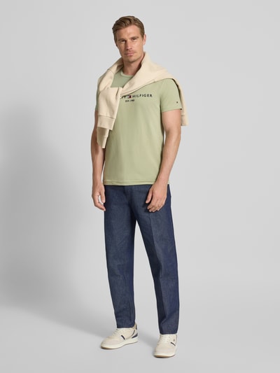 Tommy Hilfiger Slim Fit T-Shirt aus reiner Baumwolle Mint 1